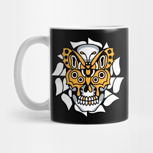 Skull butterfly web Mug